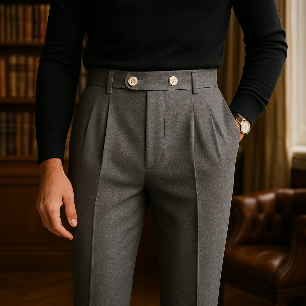 Calça Cavallier Dobrada – Alfaiataria Clássica
